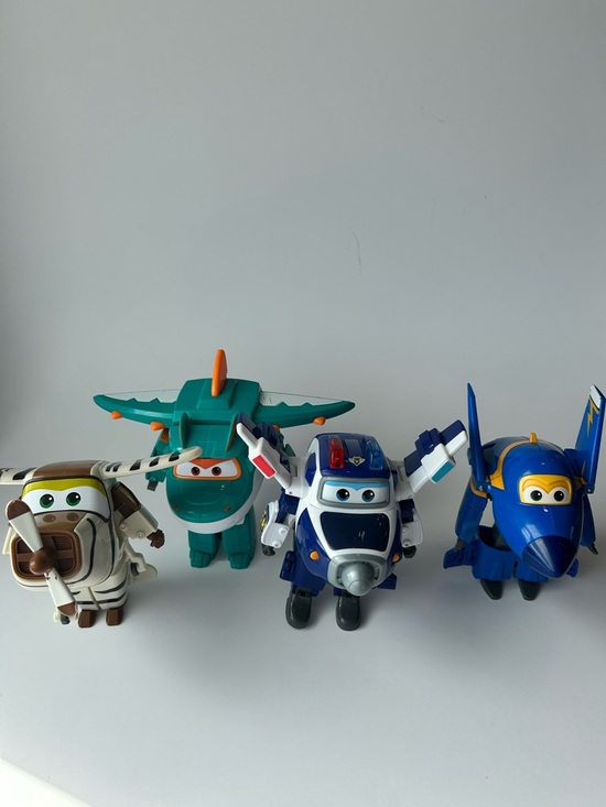 Other - Super Wings Transforming Airplanes Lot of 4 Figures | Kids Toy Set